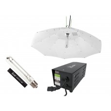 Lumii Black 600w Parabolic Grow Light Kit 